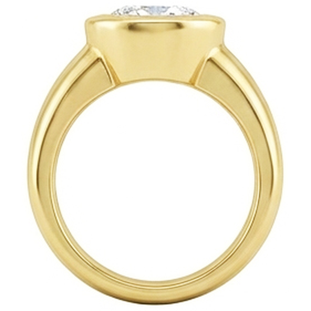 0.50 Carats Solitaire Natural Earth Mined Diamond Solitaire Ring Yellow Gold 14K