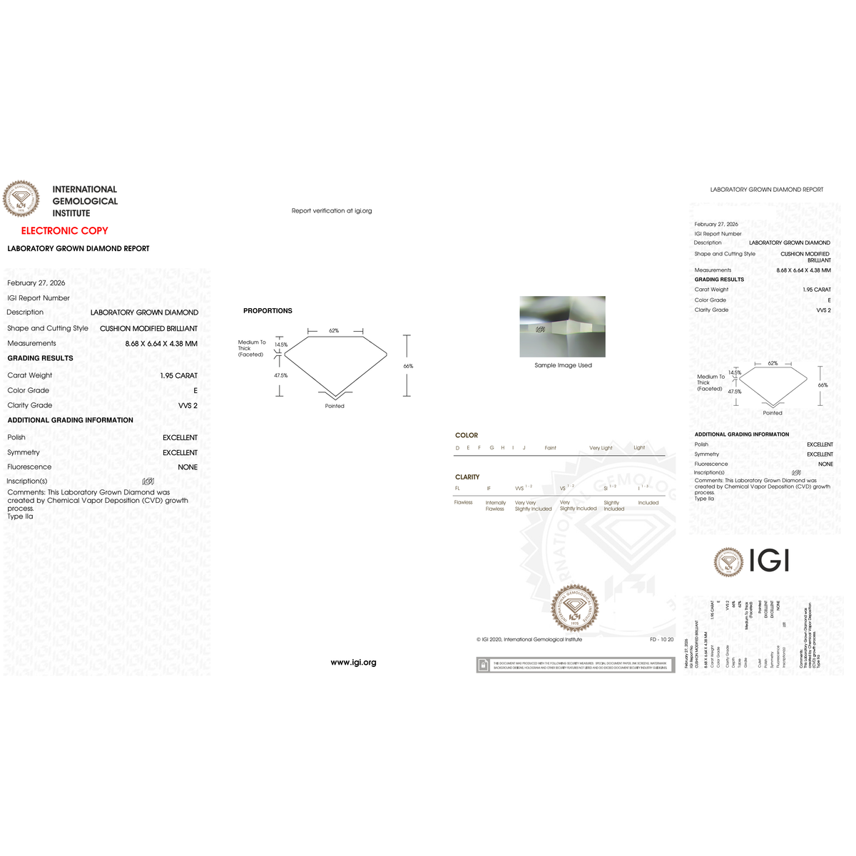 IGI Certificate
