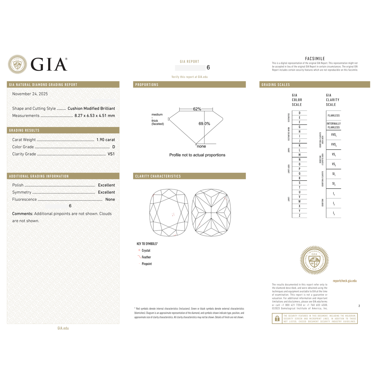 GIA Certificate