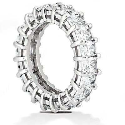 10 Carat Radiant Cut Eternity Diamond Ring