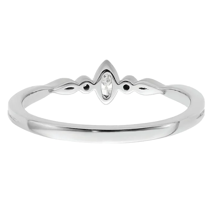 14K Gold 3 Stone Round and Marquise Old Cut Natural Earth Mined Diamond Ring 1 Carat