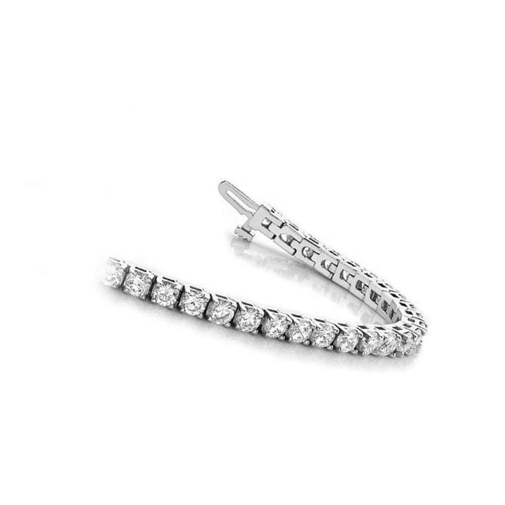 16.72 Ct. Lab Grown Diamond Tennis Bracelet Jewelry White Gold