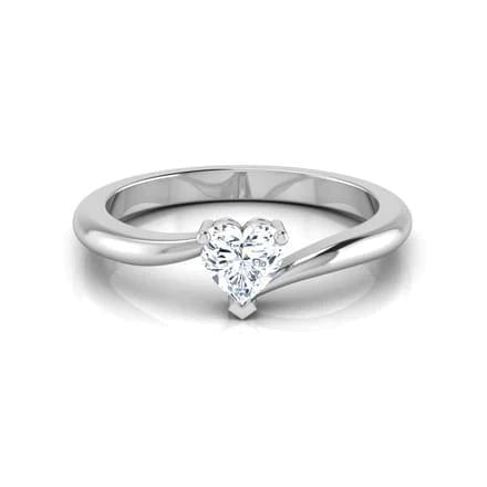 1 Carat Heart Diamond Ring Ladies Jewelry