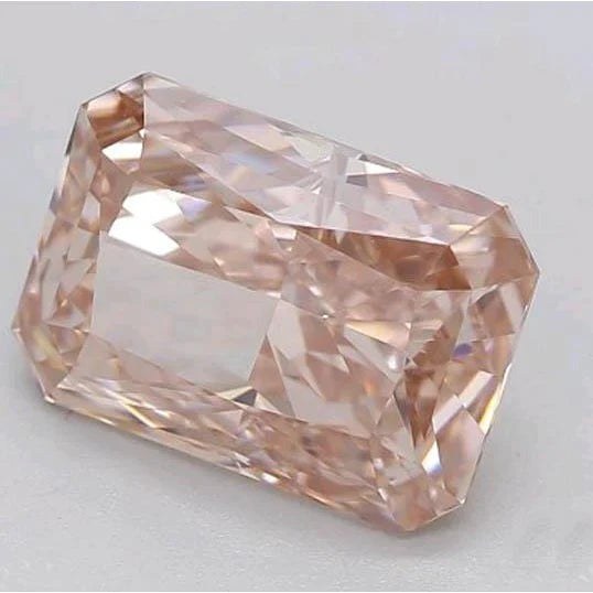 1 Carat Intense Orange Radiant Cut Loose Sapphire