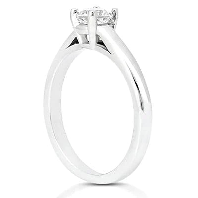 1 Carat Real Round Diamond Ring