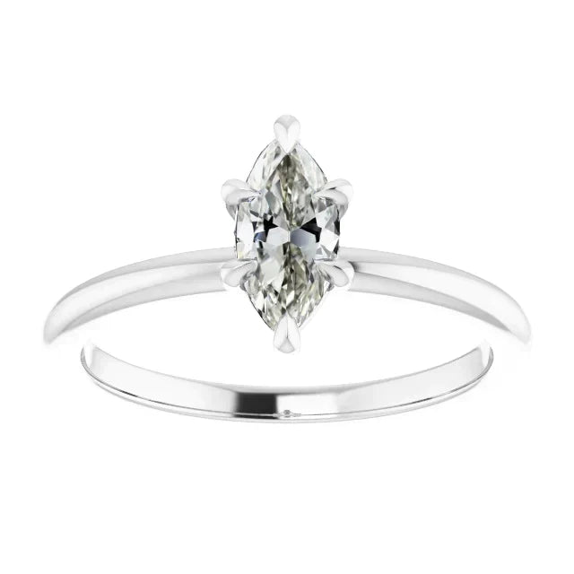1 Carat Solitaire Marquise Diamond Ring