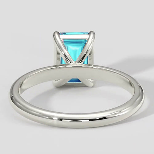 1ct Neon Blue Paraiba Ring