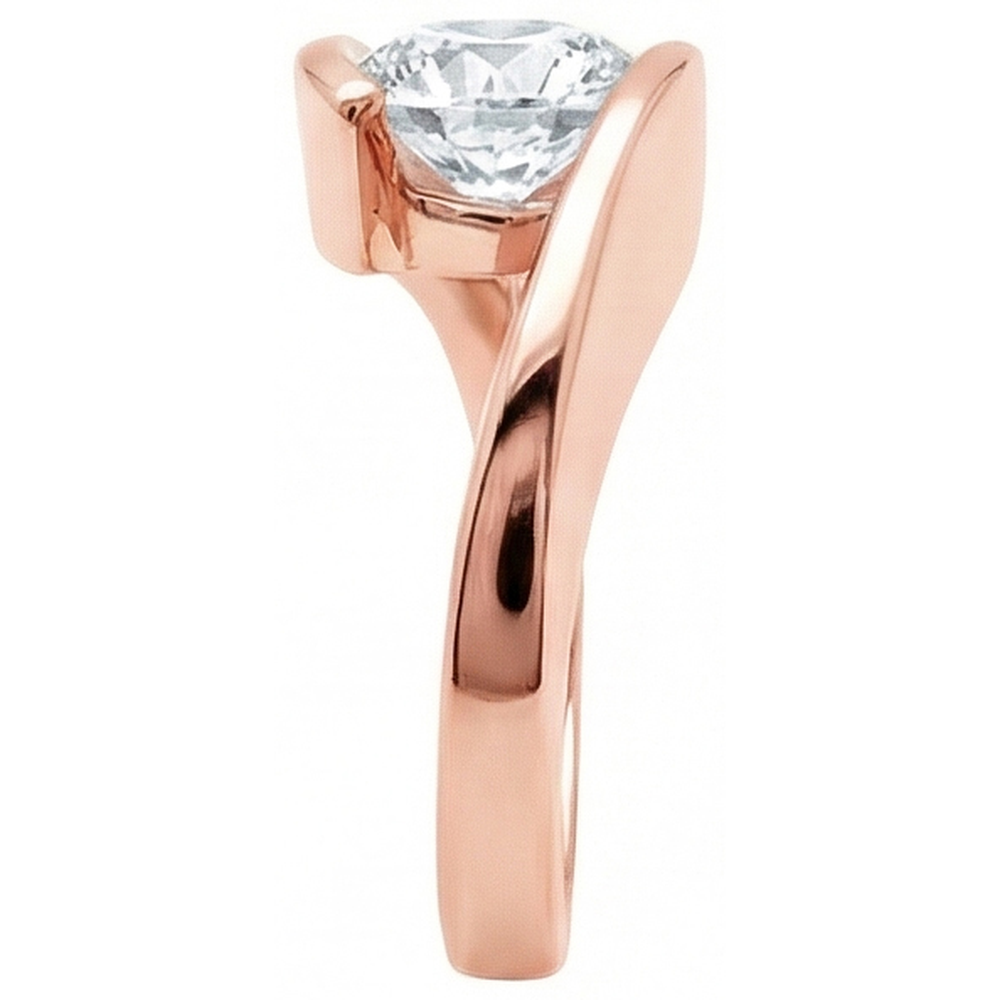 2.50 Ct. Natural Earth Mined Diamond Solitaire Engagement Ring Rose Gold New