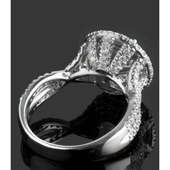 2.5 Carats Round Brilliant Cut Natural Earth Mined Diamond Wedding Ring Solid Gold 14K