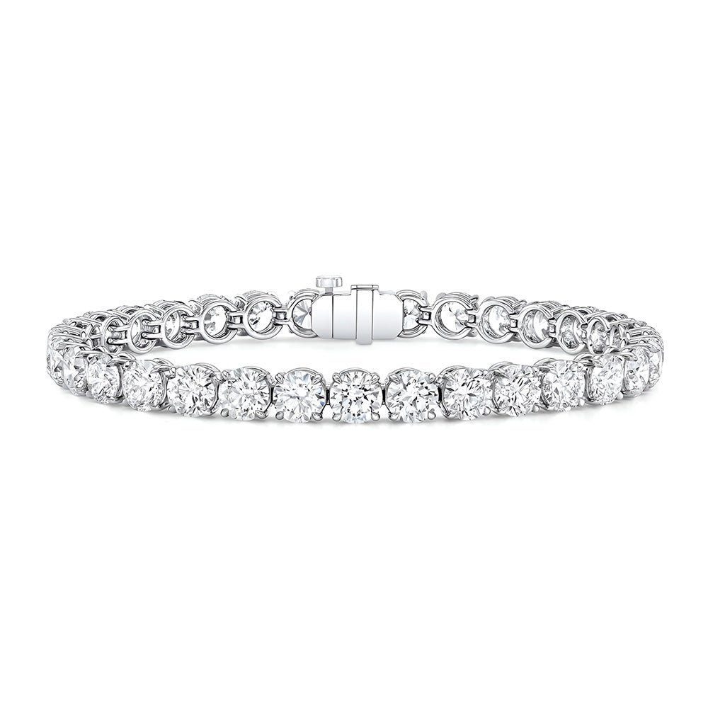 28 Carat Lab Grown Diamond Tennis Women Bracelet
