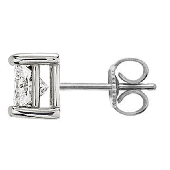 2 Carat G VS1 Diamond Stud Earring Men's Gold Jewelry
