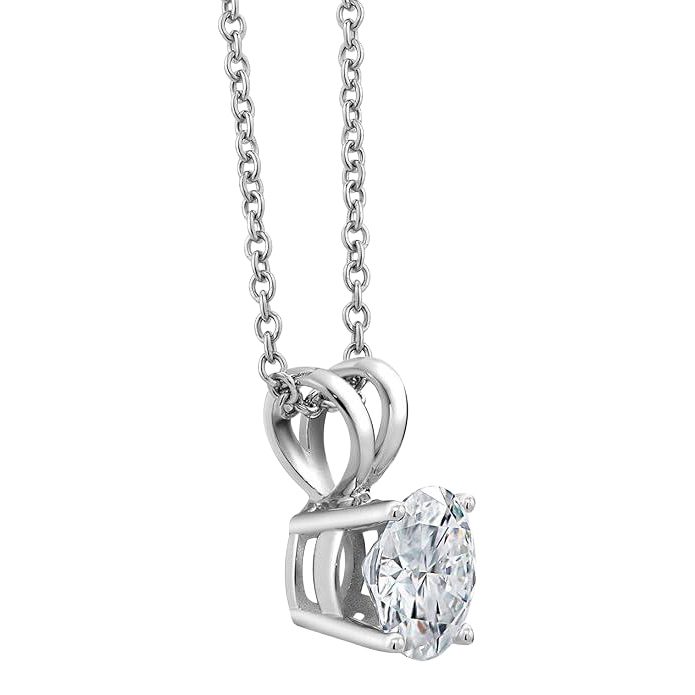2 Carat Lab Grown Diamond Pendant GIA CERTIFIED Gift For Her