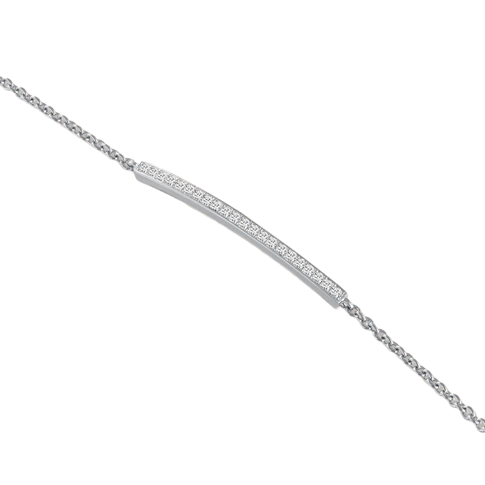 2 Carats Round Lab Grown Diamond Chain Bracelet Lady Men Gold Jewelry 14K