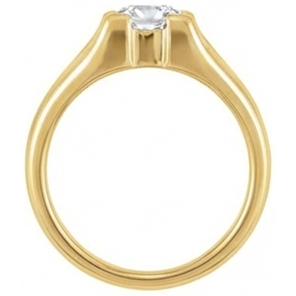 3.50 Carats Cushion Real Diamond Old Miner Solitaire Ring