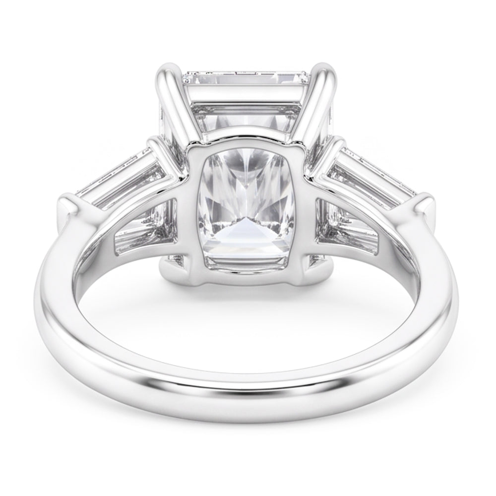 3 Carat Radiant Natural Real Diamond ( Not Lab Grown ) Wedding Ring