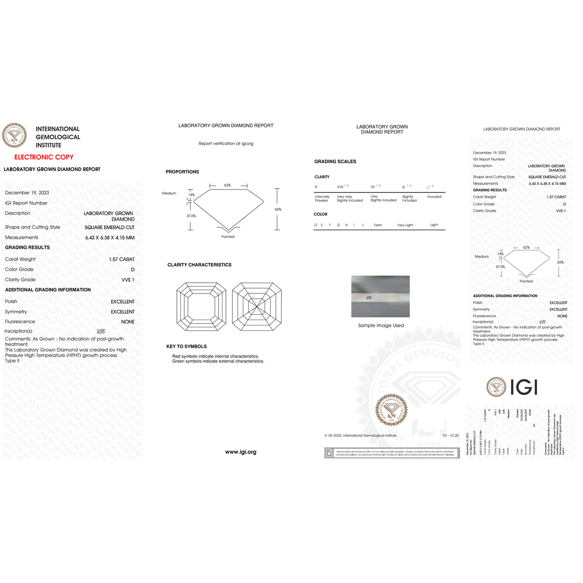 IGI Certificate
