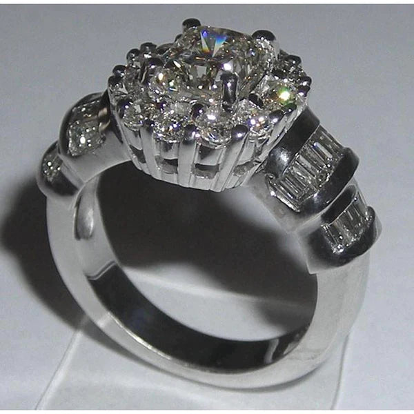 3 Carat Antique Looking Wedding Ring