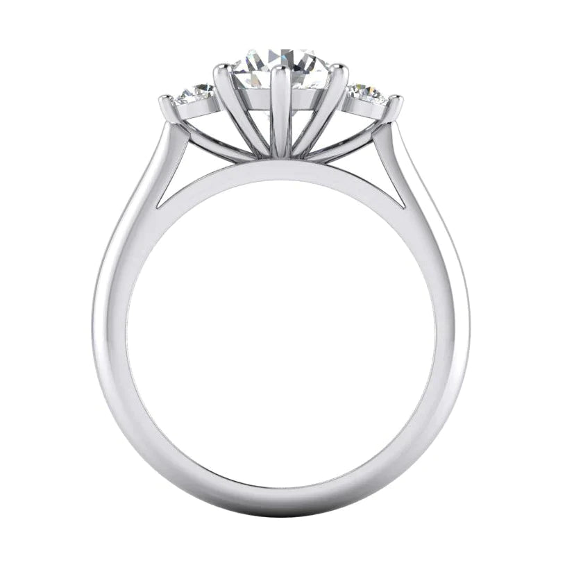 3 Stone Anniversary Ring For Women