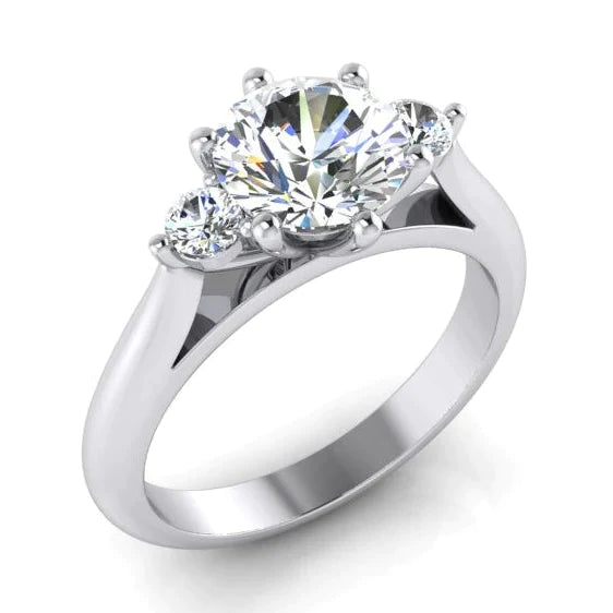 3 Stone Anniversary Ring For Women