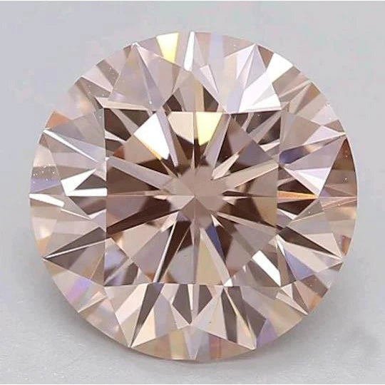 4 Ct Intense Pink Round Cut Loose Sapphire