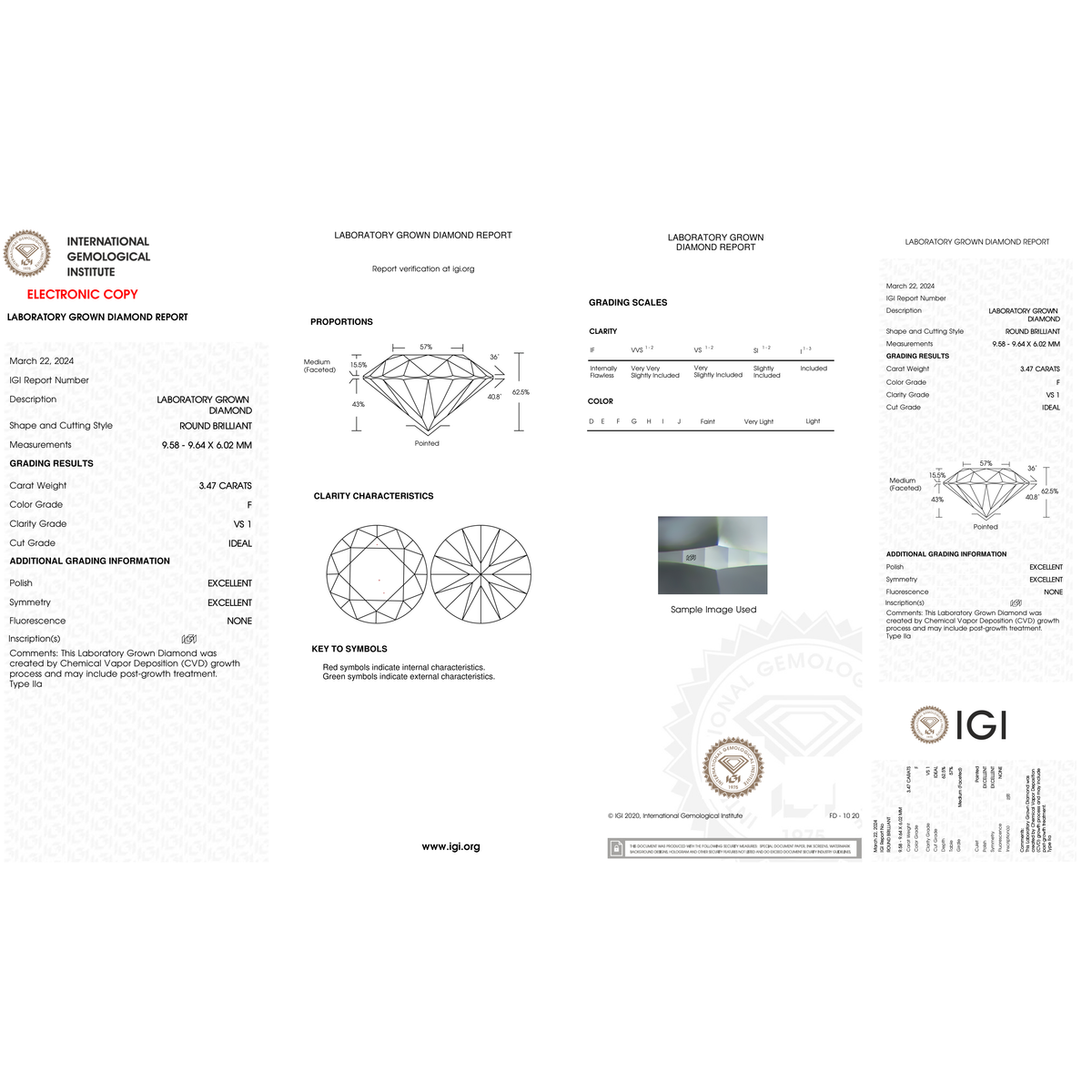 IGI Certificate