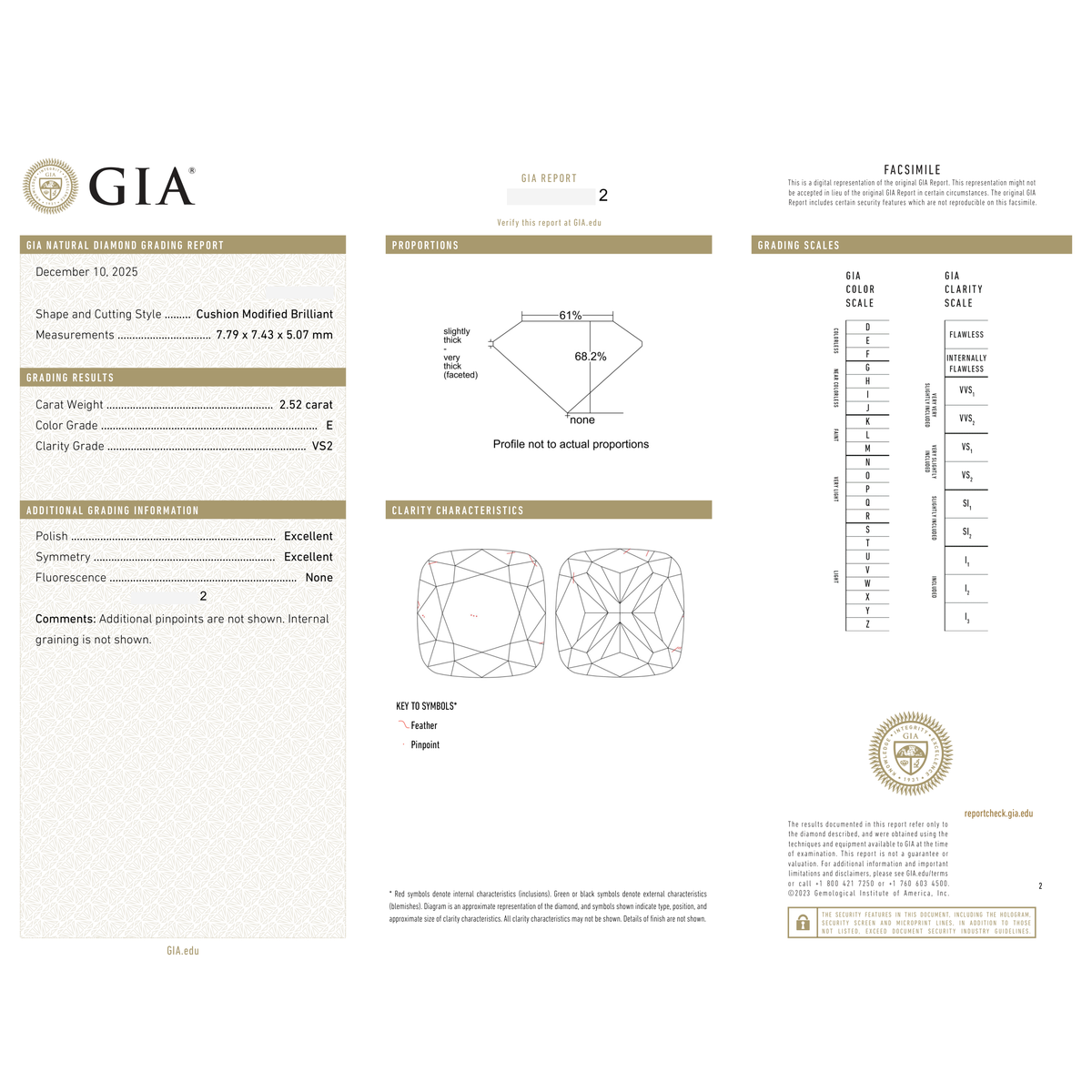GIA Certificate