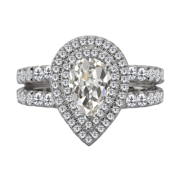 8 Carat Engagement Ring With Pear Diamond