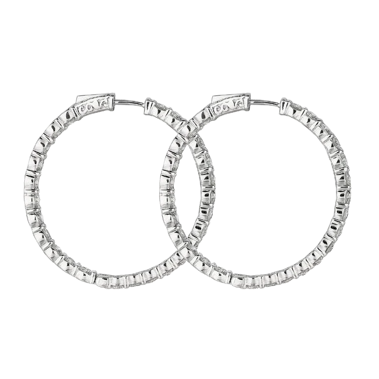 8ct Natural Earth Mined Diamond Earrings For Sale