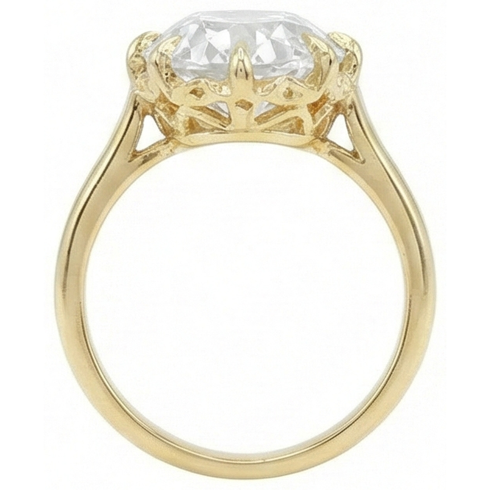 9 Carat Stylish Natural Real Diamond ( Not Lab Grown ) Ring