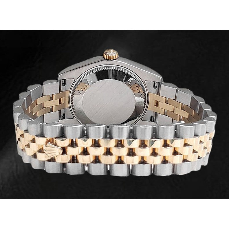 Date-just 31mm Champagne Diamond Rolex Watch