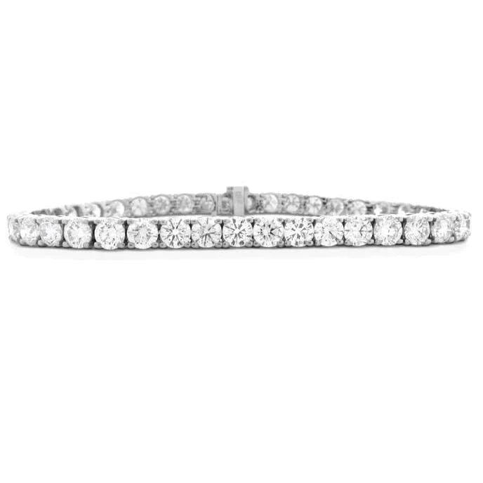 Dazzling 10 Carat Tennis Lab Grown Diamond Bracelet