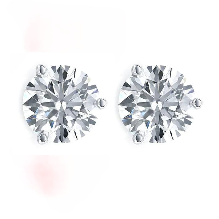 GIA CERTIFIED Lab Grown Diamond 3ct Stud Earrings