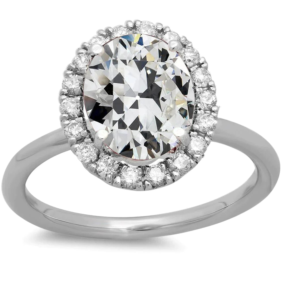 Halo 9 Carat Wedding Diamond Ring