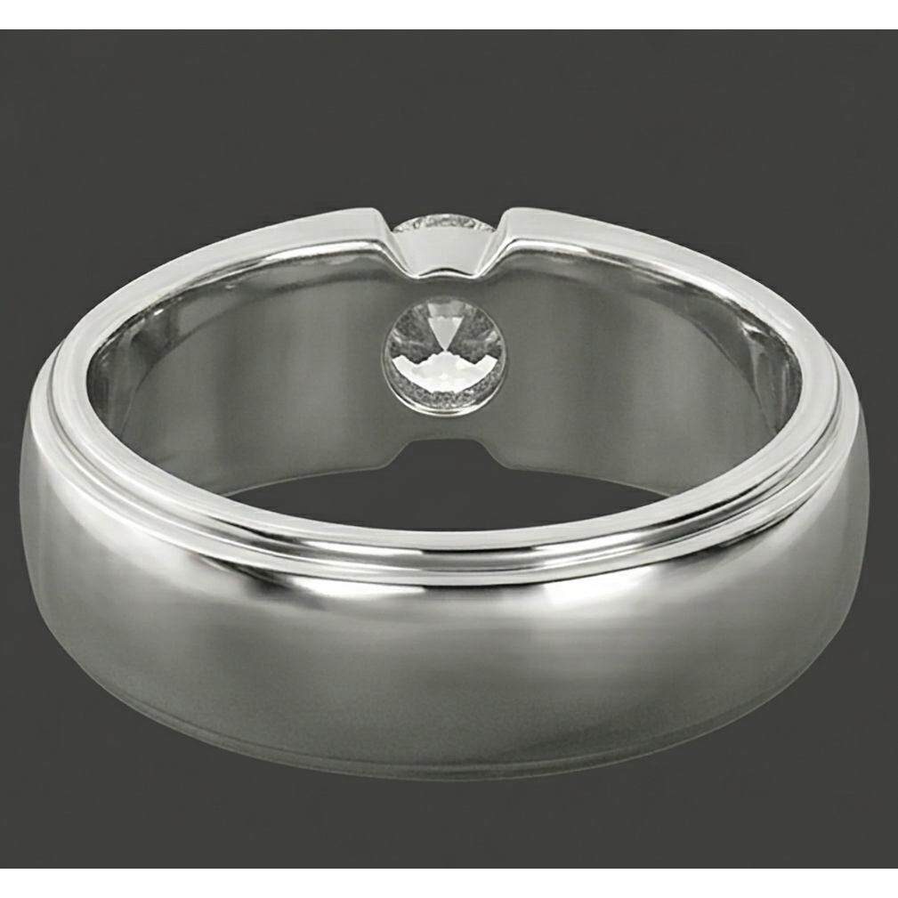Lab Grown Diamond Ring 1ct - White Gold 10K