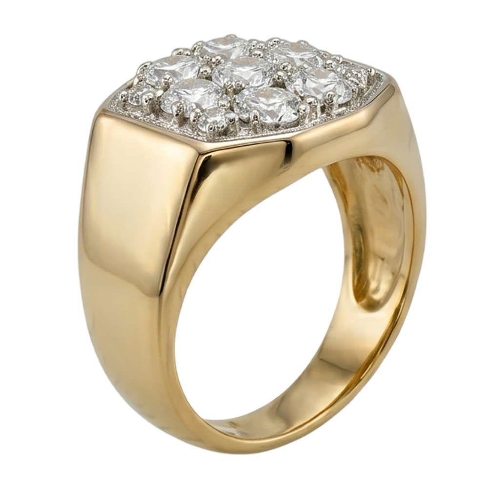 Men's Diamond Cluster Ring