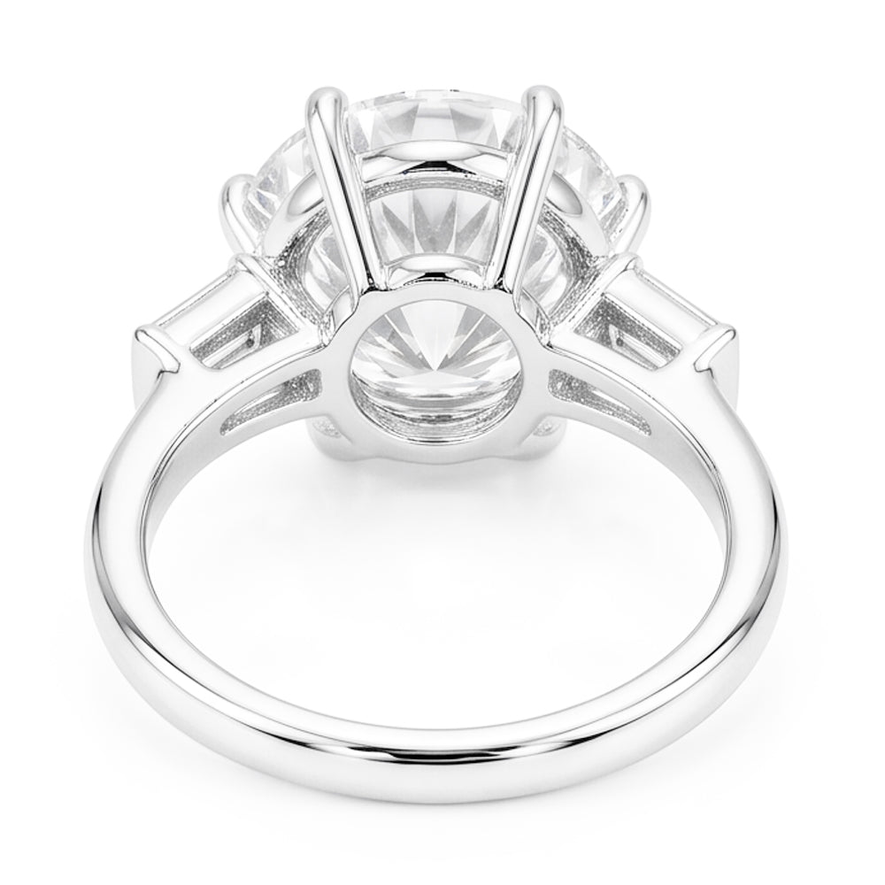 Natural Diamond Ring 3.25ct - White Gold 14K