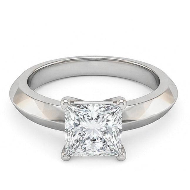 Natural Earth Mined Diamond Solitaire Engagement Ring 0.75 Ct. Jewelry White Gold