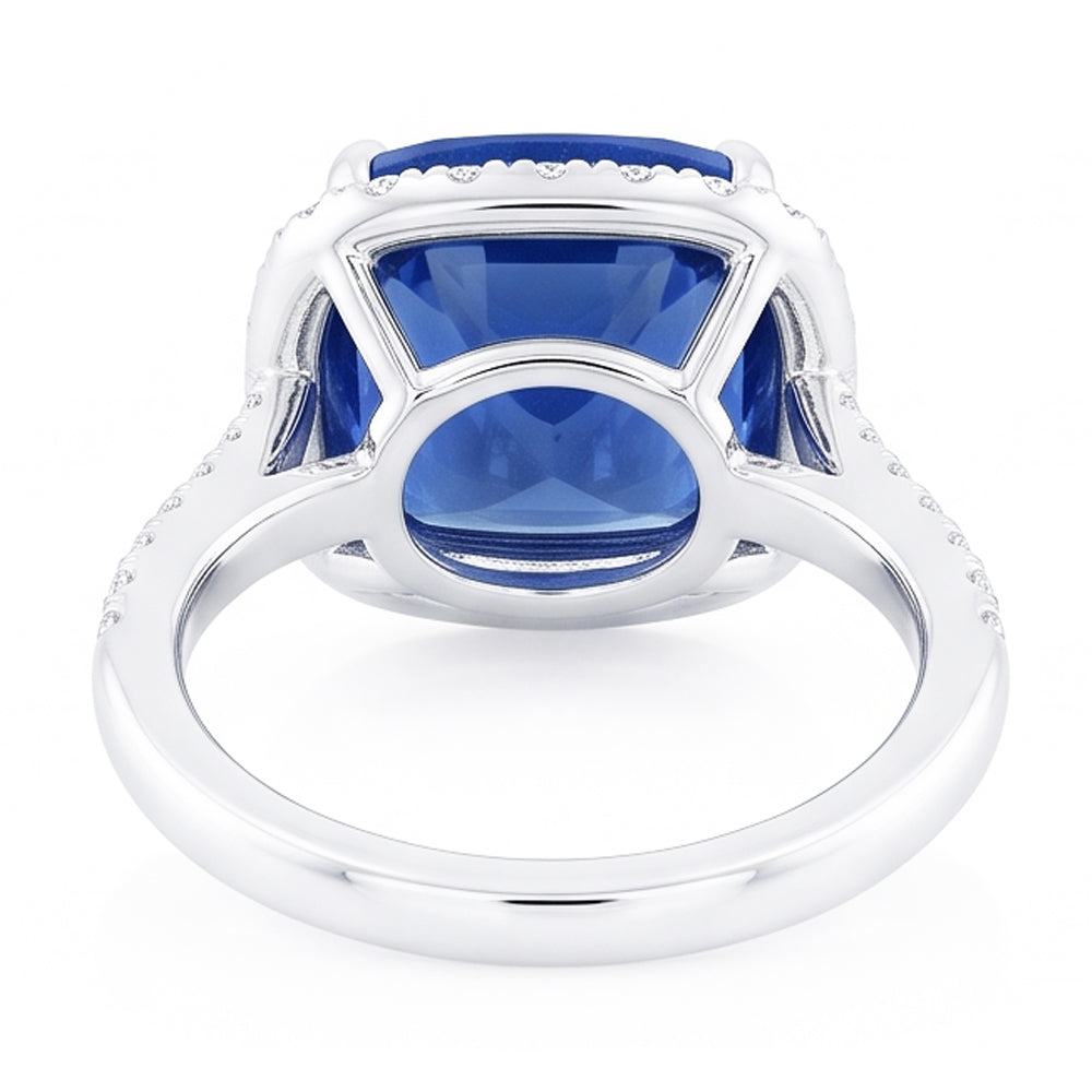 Natural Real ( Not Lab Grown ) Royal Designs Jewelry Halo Ring