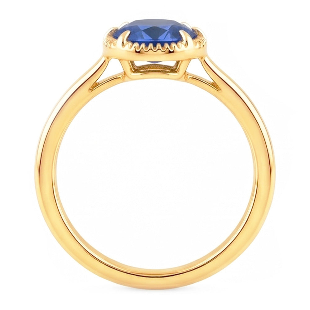Natural Sapphire Ring 1.50ct - Yellow Gold 14K