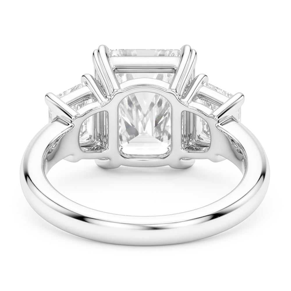 New 10 Carat Genuine Radiant Natural Real Diamond ( Not Lab Grown ) Ring