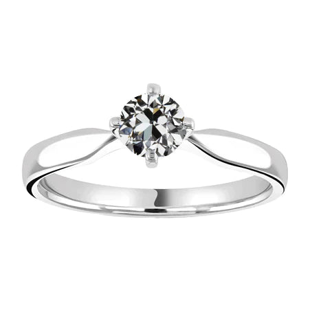 Old European Diamond Engagement Ring