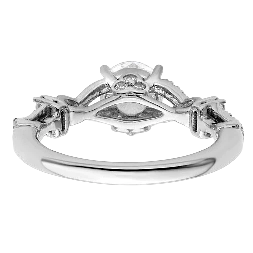 Old Mine Cut Genuine Natural Earth Mined Diamond Anniversary Ring Infinity Split Shank 3 Carats