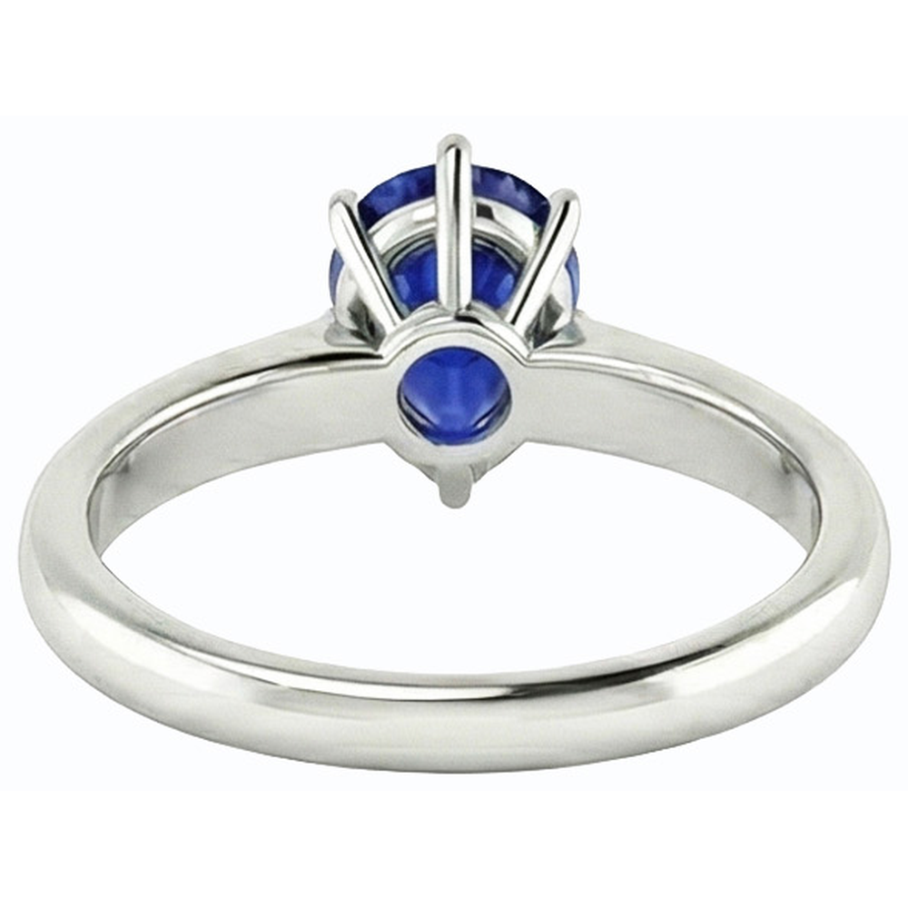 Pear Engagement Ring Channel Set Blue Sapphires & Natural Earth Mined Diamonds 2 Carats
