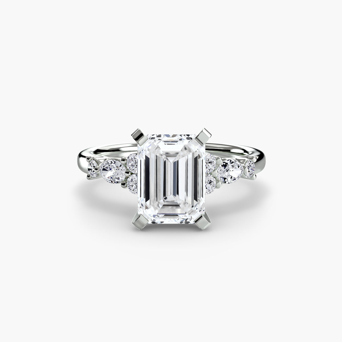 natural round diamond 0.22ct other three quarter angle
