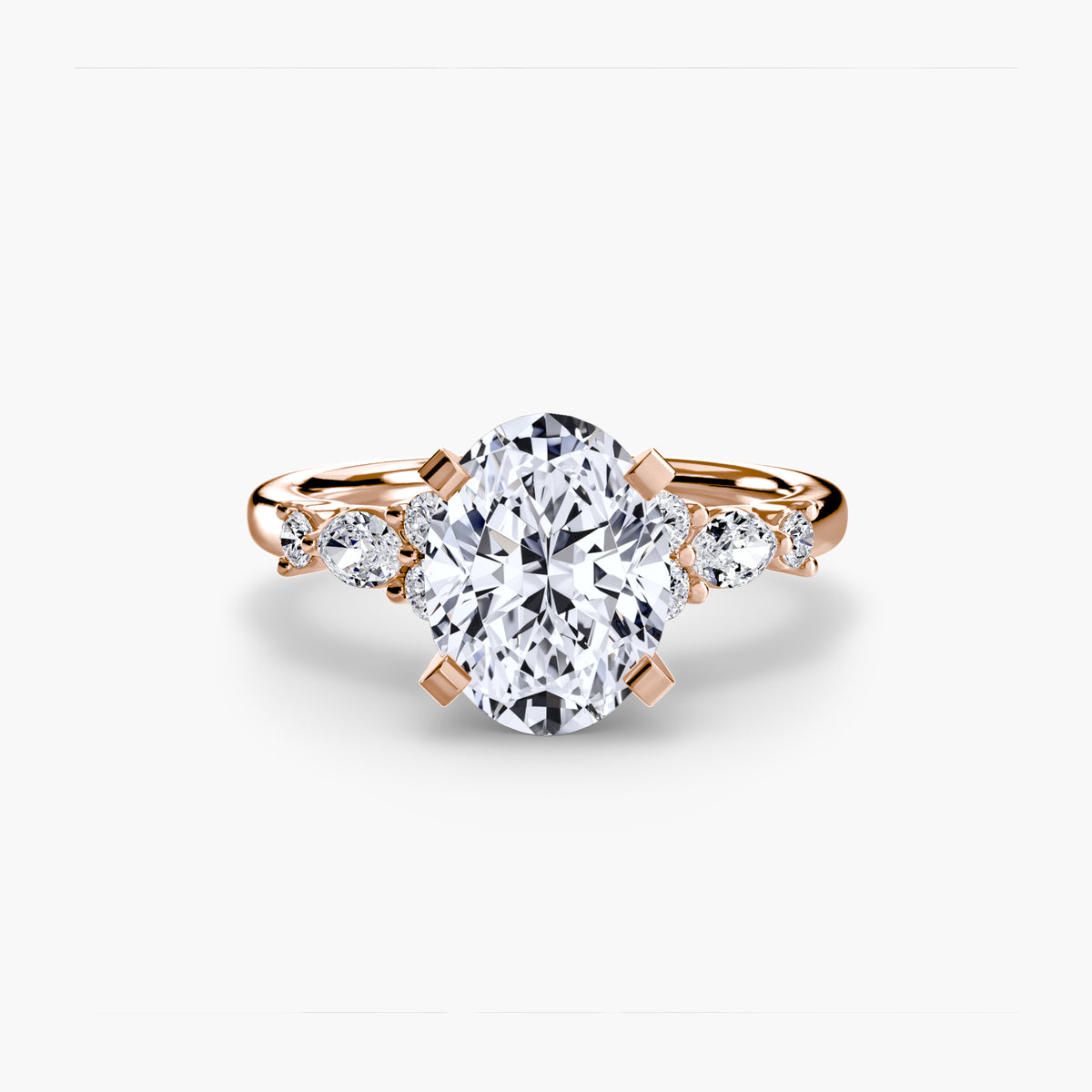 natural round diamond 0.22ct other back view