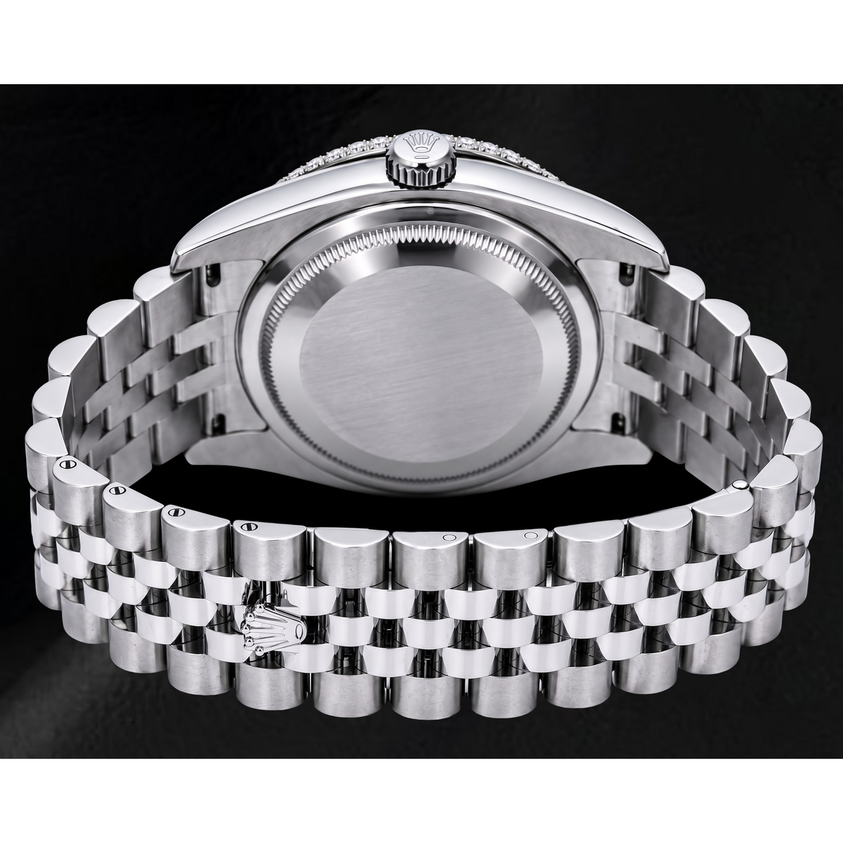 Rolex Datejust 116234 36mm Ice Blue Roman Diamond Dial Stainless Steel Watch
