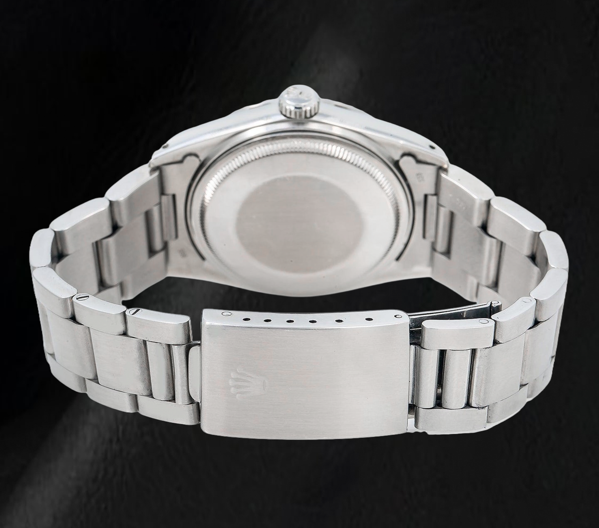 Rolex Datejust 16200 36mm Rainbow Paved Diamond Dial Stainless Steel Watch
