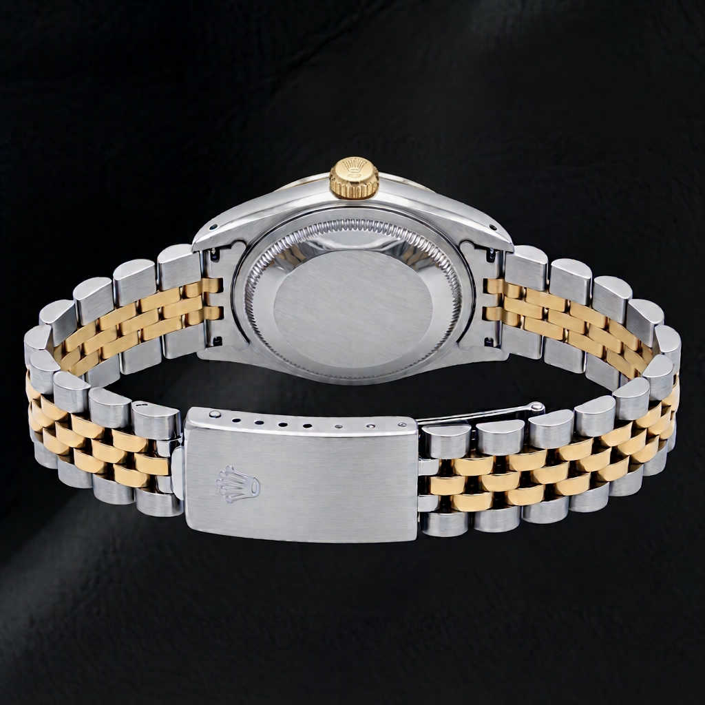 Rolex Datejust 26mm 69173 Blue Diamond Dial Two Tone Jubilee Bracelet Watch