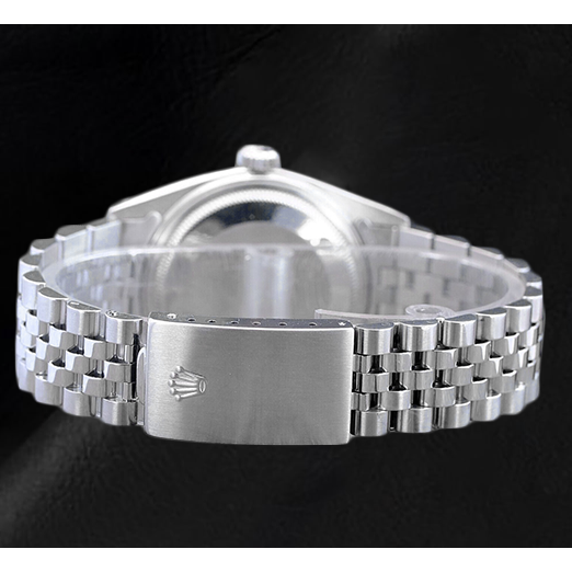 Rolex Datejust 36 mm Green Diamond Dial Stainless Steel Watch