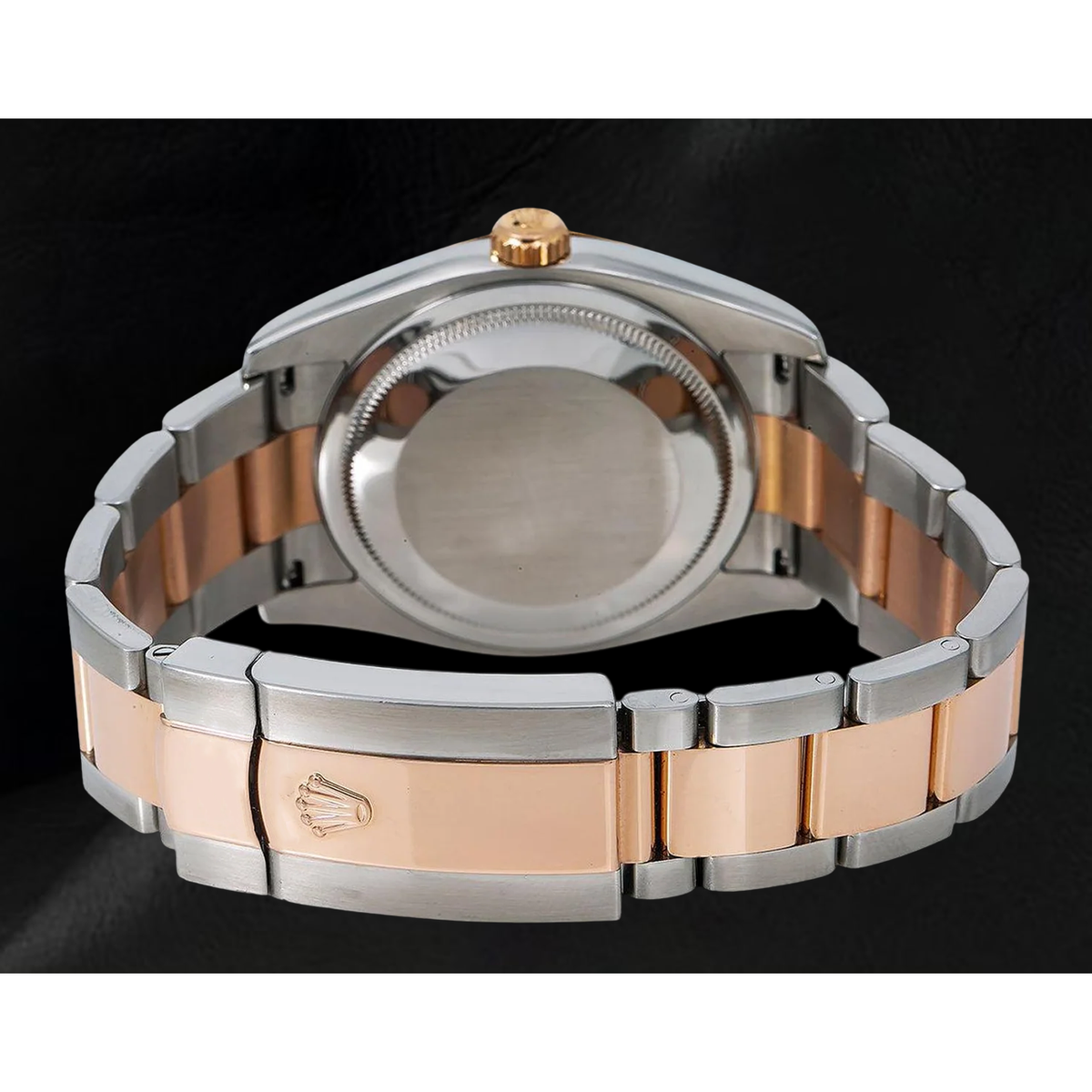 Rolex Datejust 36mm 116201 Pink Concentric Arabic Dial Two Tone Watch